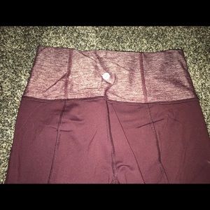 🍋 lululemon maroon flare yoga pants